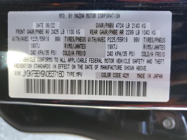 JM3KFBEM9N0637160 Mazda Cx-5 Premium Plus