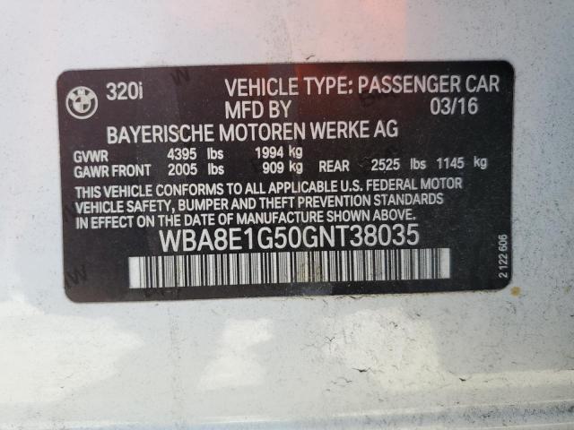 WBA8E1G50GNT38035 BMW 320 I