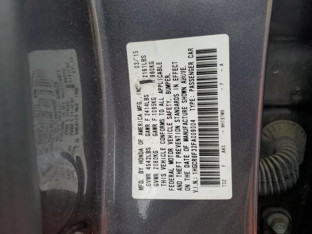 1HGCR6F32FA009004 Honda ACCORD HYBRID