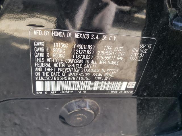 3CZRU5H59GM710055 Honda HR-V EX