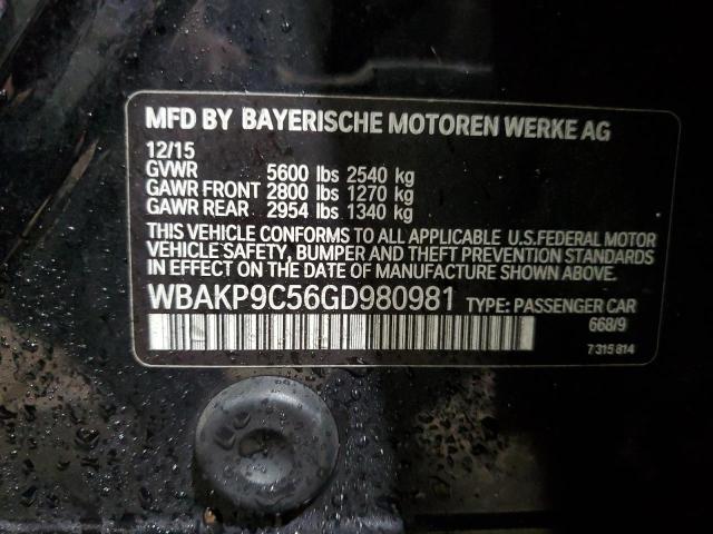WBAKP9C56GD980981 BMW 550 Xi