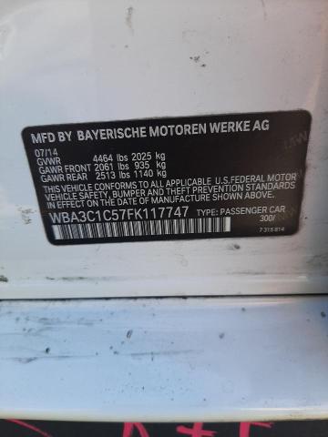 WBA3C1C57FK117747 BMW 328 I Sulev