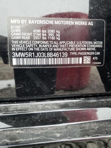 3MW5R1J03L8B46139 BMW 330I