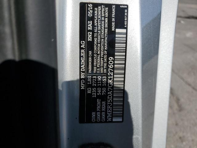 WMEFJ5DA7GK127609 Smart Fortwo