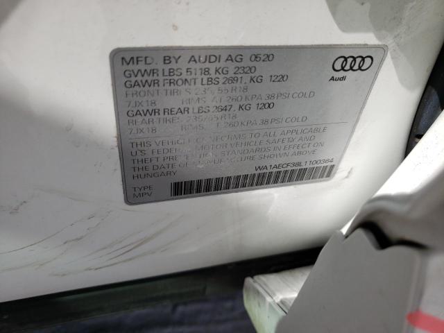 WA1AECF38L1100364 Audi Q3 PREMIUM