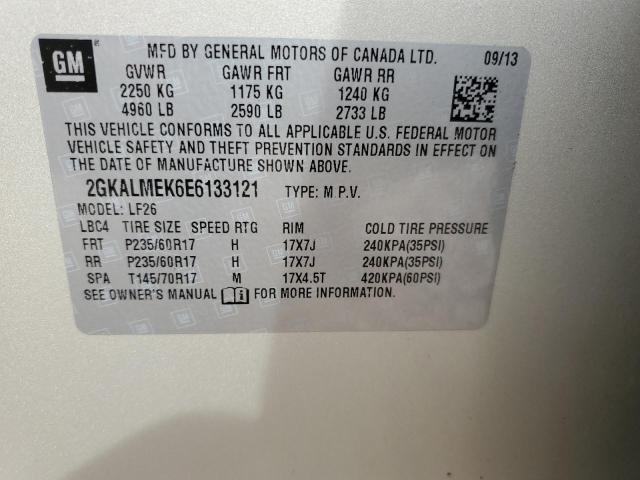 2GKALMEK6E6133121 GMC Terrain Sle