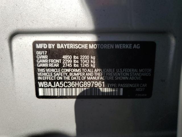 WBAJA5C36HG897961 BMW 530 I