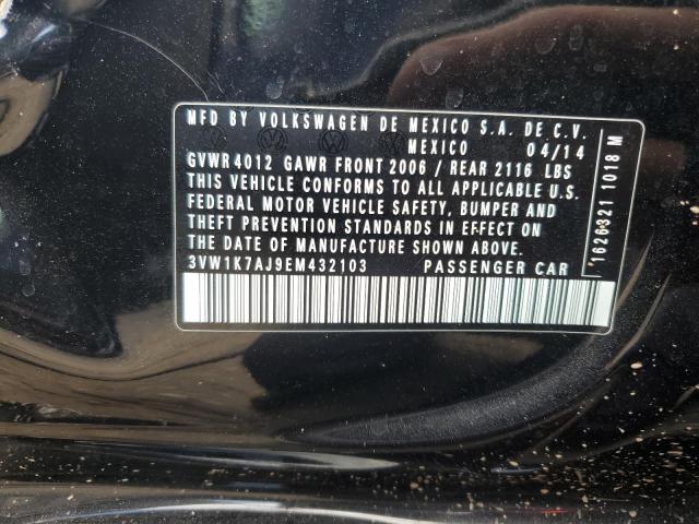 3VW1K7AJ9EM432103 Volkswagen JETTA BASE