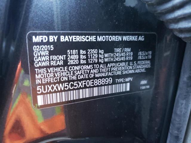 5UXXW5C5XF0E88899 BMW X4 Xdrive35i