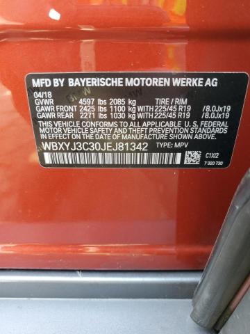 WBXYJ3C30JEJ81342 BMW X2 Sdrive28i