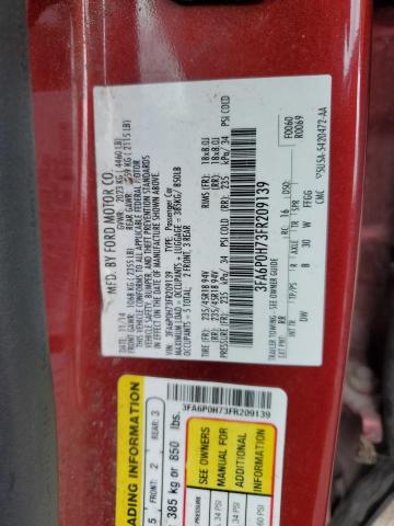 3FA6P0H73FR209139 Ford FUSION SE