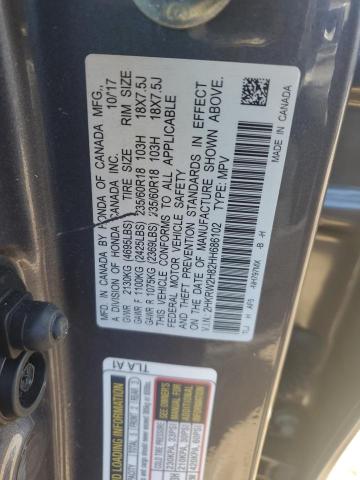 2HKRW2H82HH686102 Honda CR-V EXL