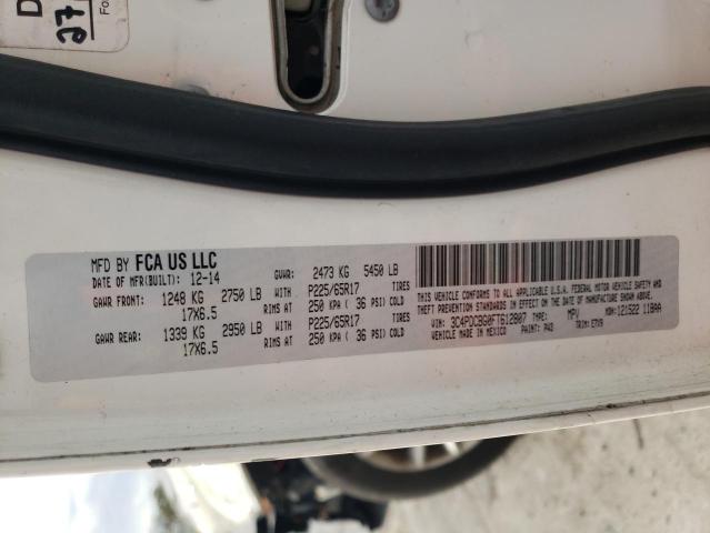 3C4PDCBG0FT612807 Dodge Journey Sxt