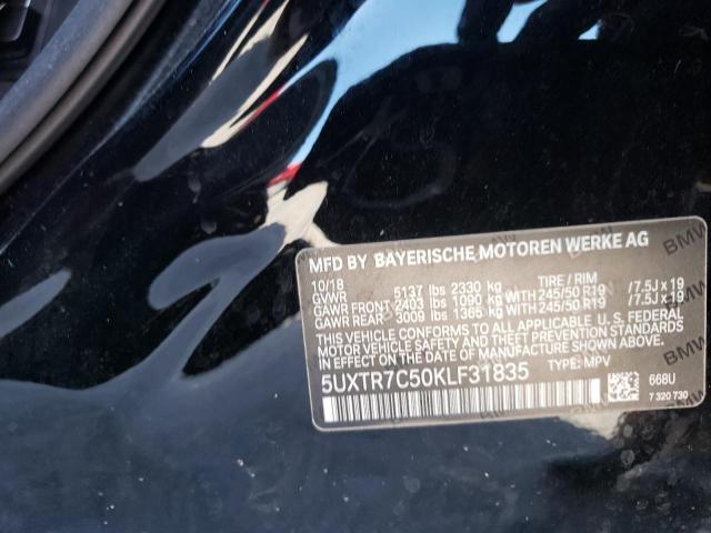 5UXTR7C50KLF31835 BMW X3 Sdrive30i