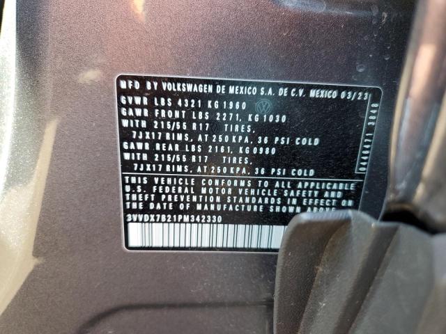 3VVDX7B21PM342330 Volkswagen TAOS S
