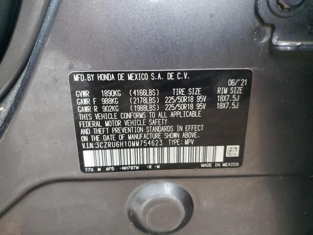 3CZRU6H10MM754623 Honda HR-V SPORT