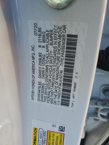1HGCV1F34LA102746 Honda Accord Sport