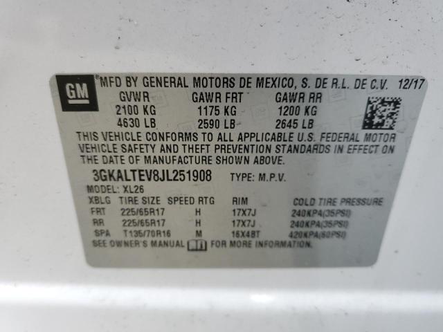 3GKALTEV8JL251908 GMC Terrain Sle
