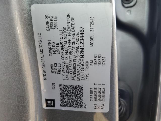 1GTG5CEN2M1234467 GMC Canyon Elevation