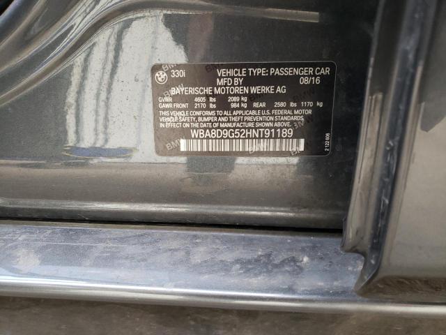 WBA8D9G52HNT91189 BMW 330 XI