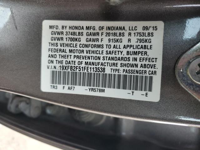 19XFB2F51FE113538 Honda Civic Lx