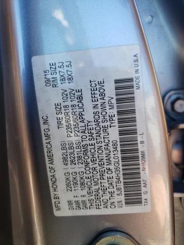 5J8TB4H35GL013480 Acura RDX