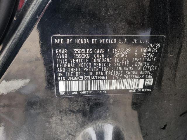 3HGGK5H69LM706661 Honda Fit Sport