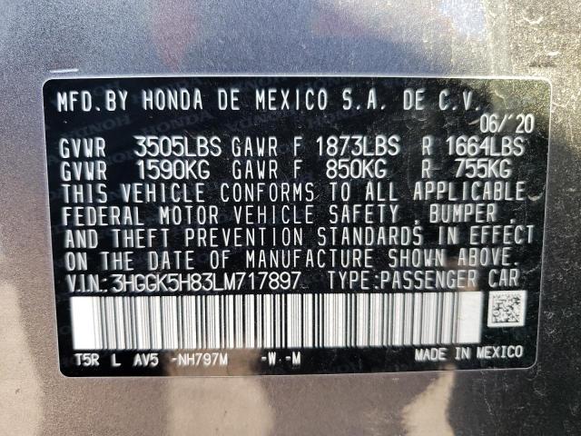 3HGGK5H83LM717897 Honda FIT EX