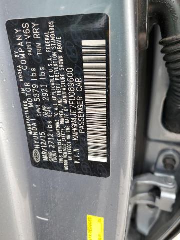 KMHGN4JE7FU089600 Hyundai Genesis 3.8l
