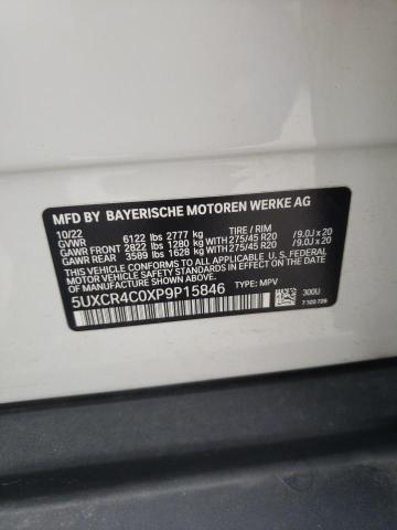 5UXCR4C0XP9P15846 BMW X5 Sdrive 40i