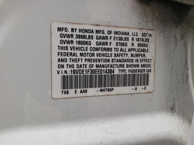 19VDE1F30EE014384 Acura ILX 20