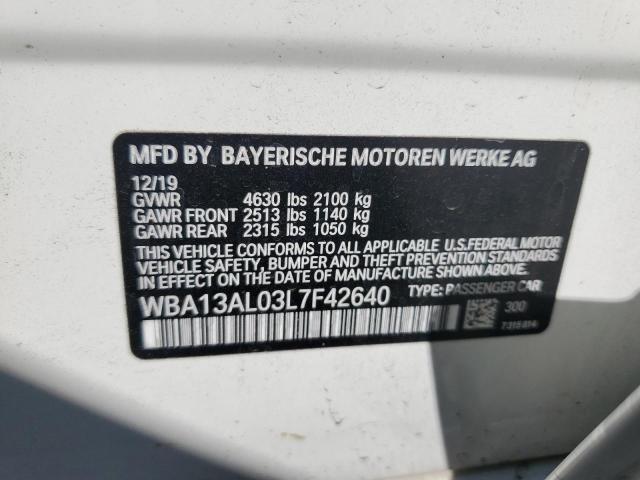 WBA13AL03L7F42640 BMW M235XI