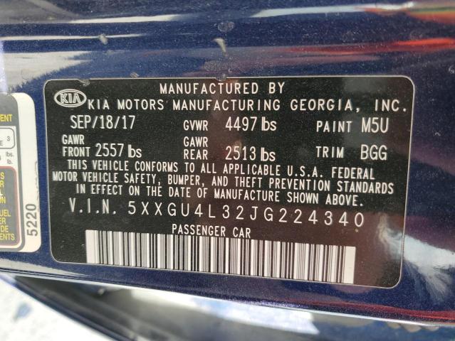 5XXGU4L32JG224340 KIA OPTIMA EX