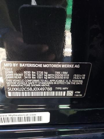 5UXKU2C58J0X49788 BMW X6 Xdrive35i