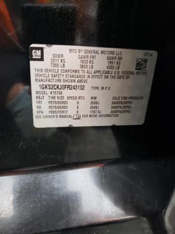 1GKS2CKJ0FR243102 GMC YUKON DENALI