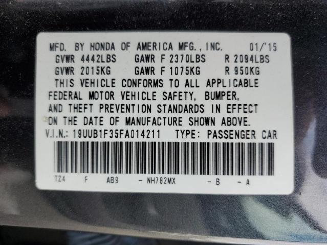 19UUB1F35FA014211 Acura TLX