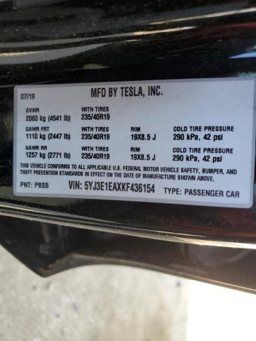 5YJ3E1EAXKF436154 Tesla MODEL 3