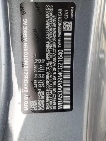 WBA53AP09MCG21640 BMW 430I