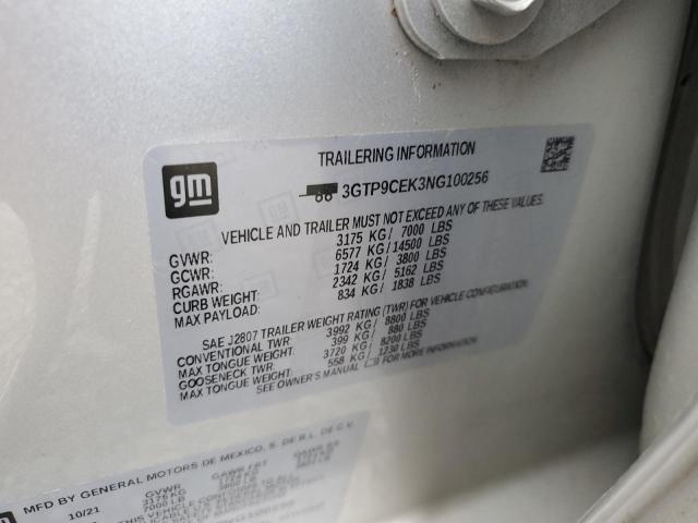3GTP9CEK3NG100256 GMC Sierra Limited K1500 Elevation