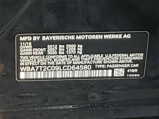 WBA7T2C09LCD64580 BMW 740 I