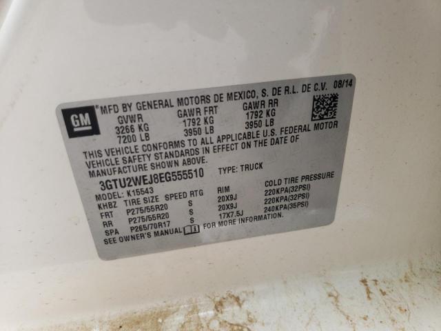 3GTU2WEJ8EG555510 GMC Sierra K1500 Denali