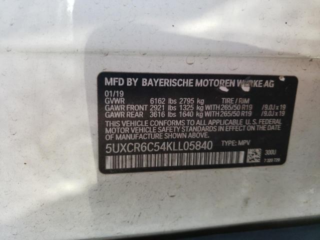 5UXCR6C54KLL05840 BMW X5 Xdrive40i