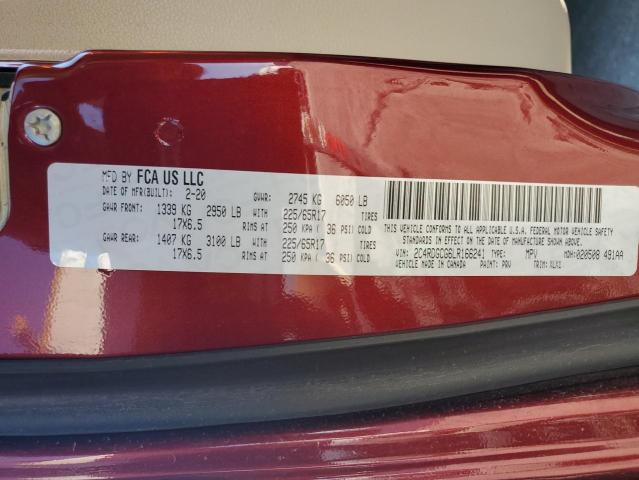 2C4RDGCG6LR166241 Dodge Grand Caravan Sxt