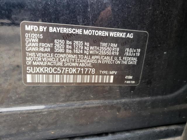 5UXKR0C57F0K71778 BMW X5 Xdrive35i