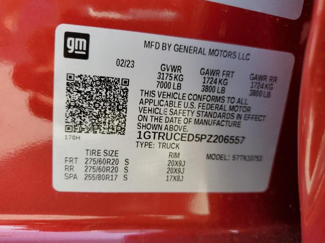 1GTRUCED5PZ206557 GMC Sierra K1500 Elevation