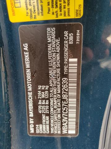 WBA3V7C57EJ872639 BMW 428 I Sulev