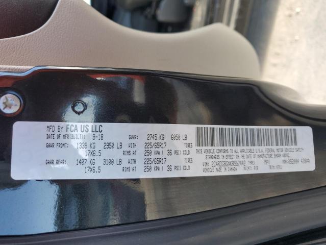 2C4RDGBGXKR557442 Dodge Grand Caravan Se