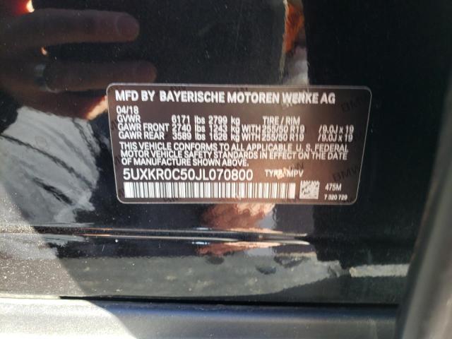 5UXKR0C50JL070800 BMW X5 Xdrive35i