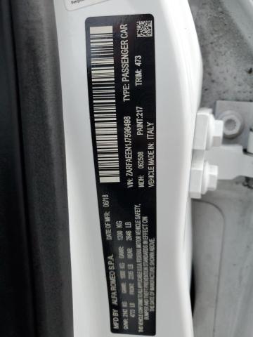 ZARFAEEN1J7596498 Alfa Romeo Giulia Ti Q4