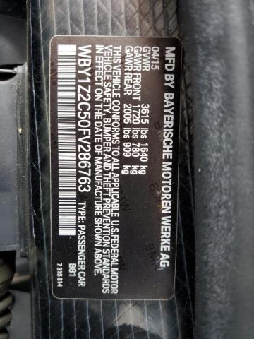 WBY1Z2C50FV286763 BMW I3 Bev